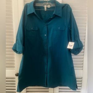 New 3/4 Sleeve Top Sz L